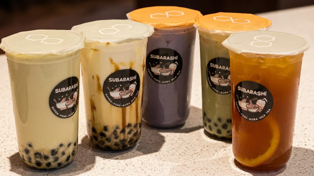 Taro, matcha, Thai tea, and more